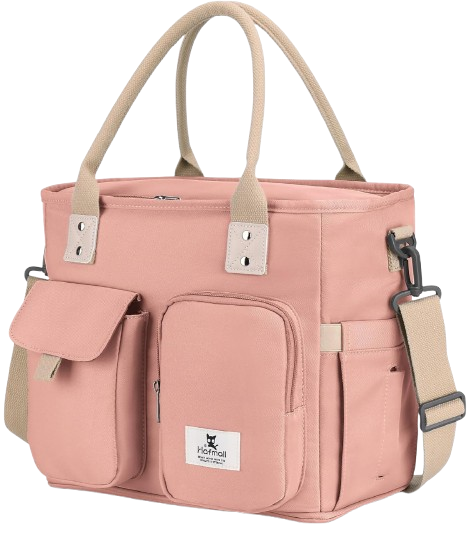 16L Large Pink Lunch Bag for Women
